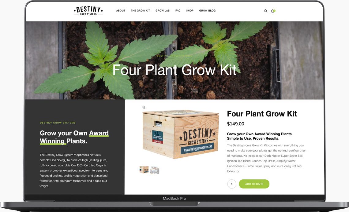 Destiny — Targeted landing pages