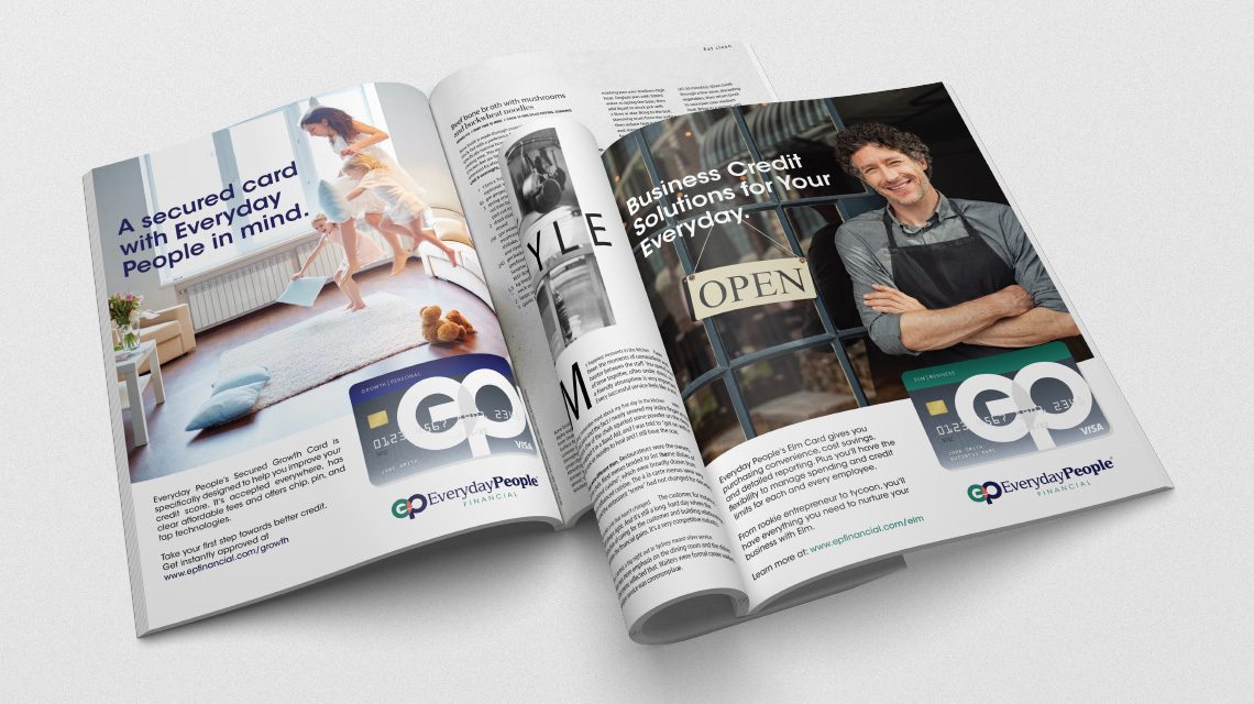 Everyday People Financial — Print ad direction